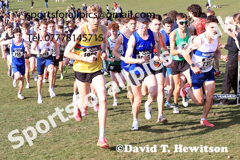 Senior mens 2025 UK CAU Inter Counties Cross Country Champs., Wollaton Park, Nottingham. Photo: David T. Hewitson/Sports for All Pics